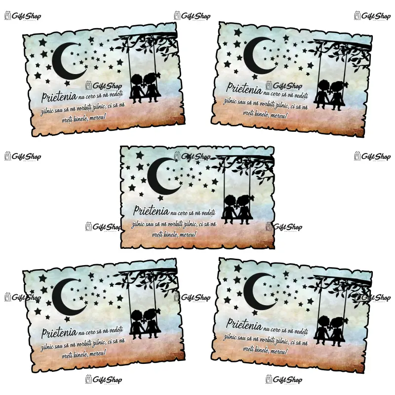 Prietenia nu cere sa va vedeti, magnet frigider mgs047